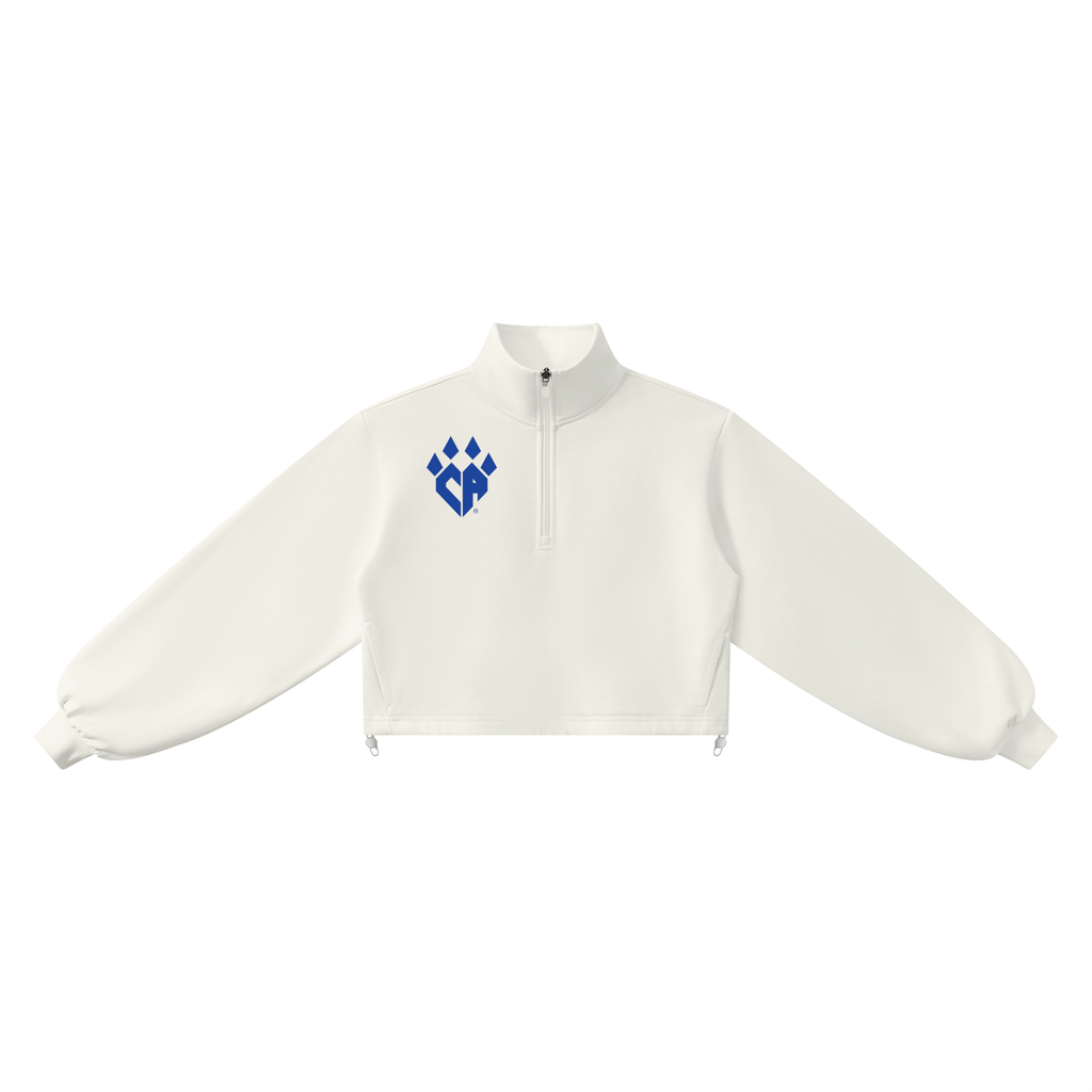 Women’s Mock-Neck Quarter-Zip Sweatshirt