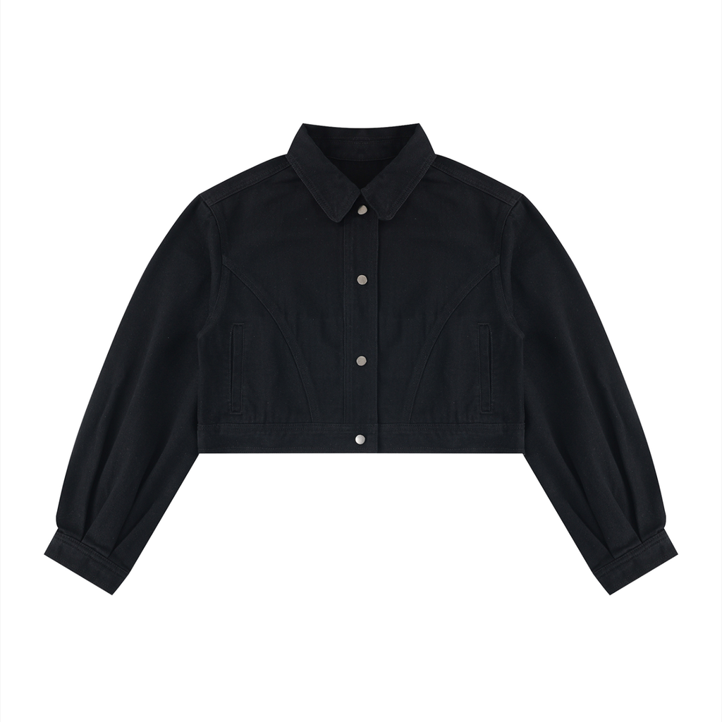 DENIM CROP JACKET by FIELD