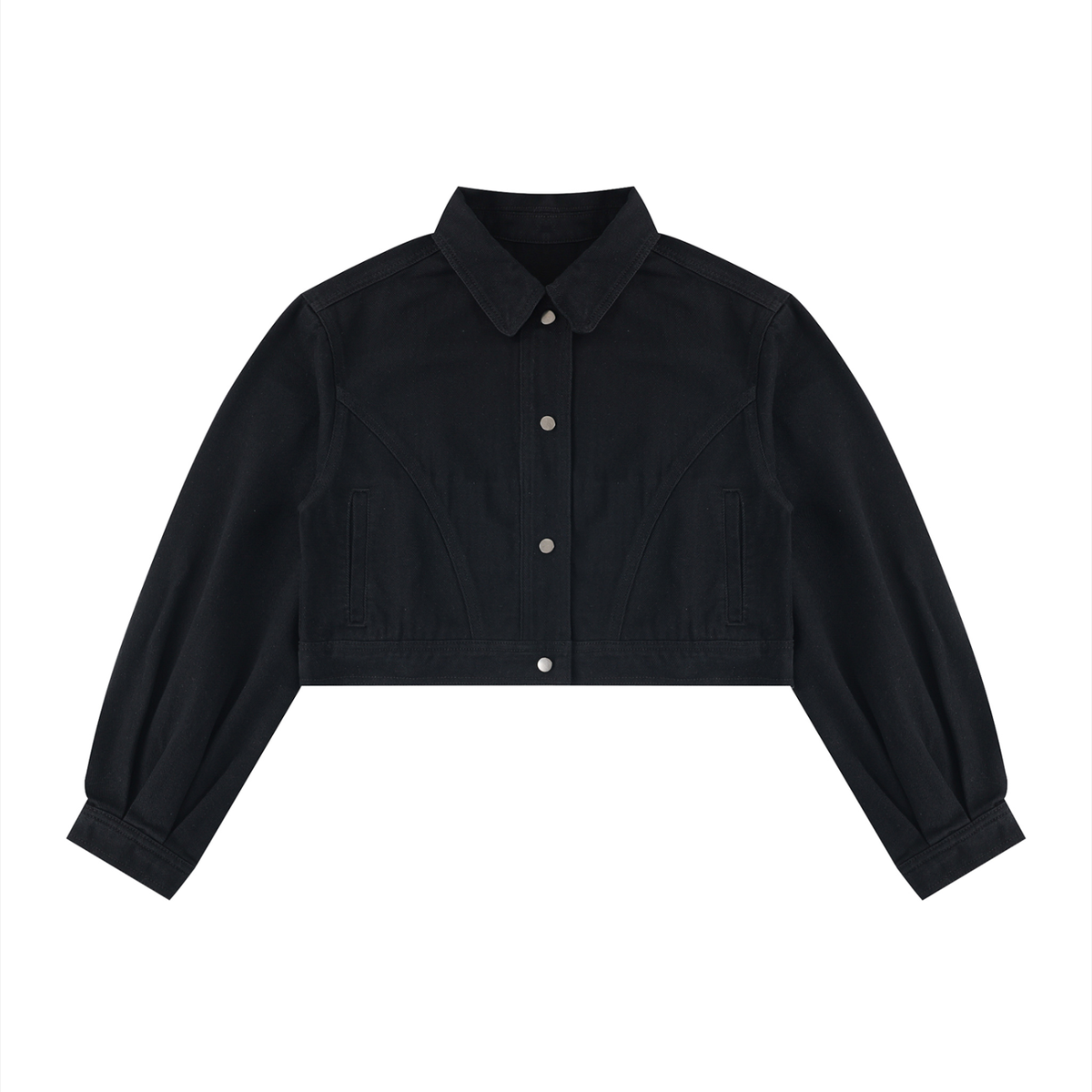 DENIM CROP JACKET by FIELD