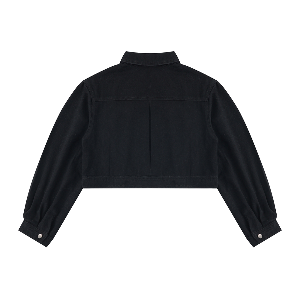 DENIM CROP JACKET by FIELD