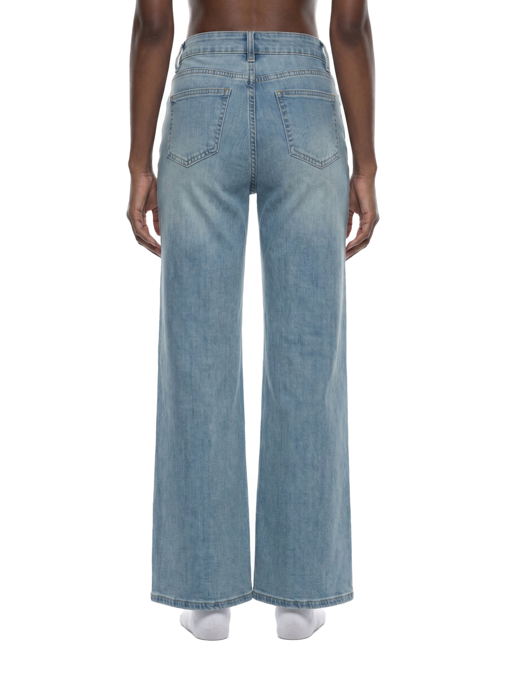 Women's Vintage Wash Flared Leg Jeans image 4