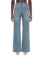 Women's Vintage Wash Flared Leg Jeans image 4