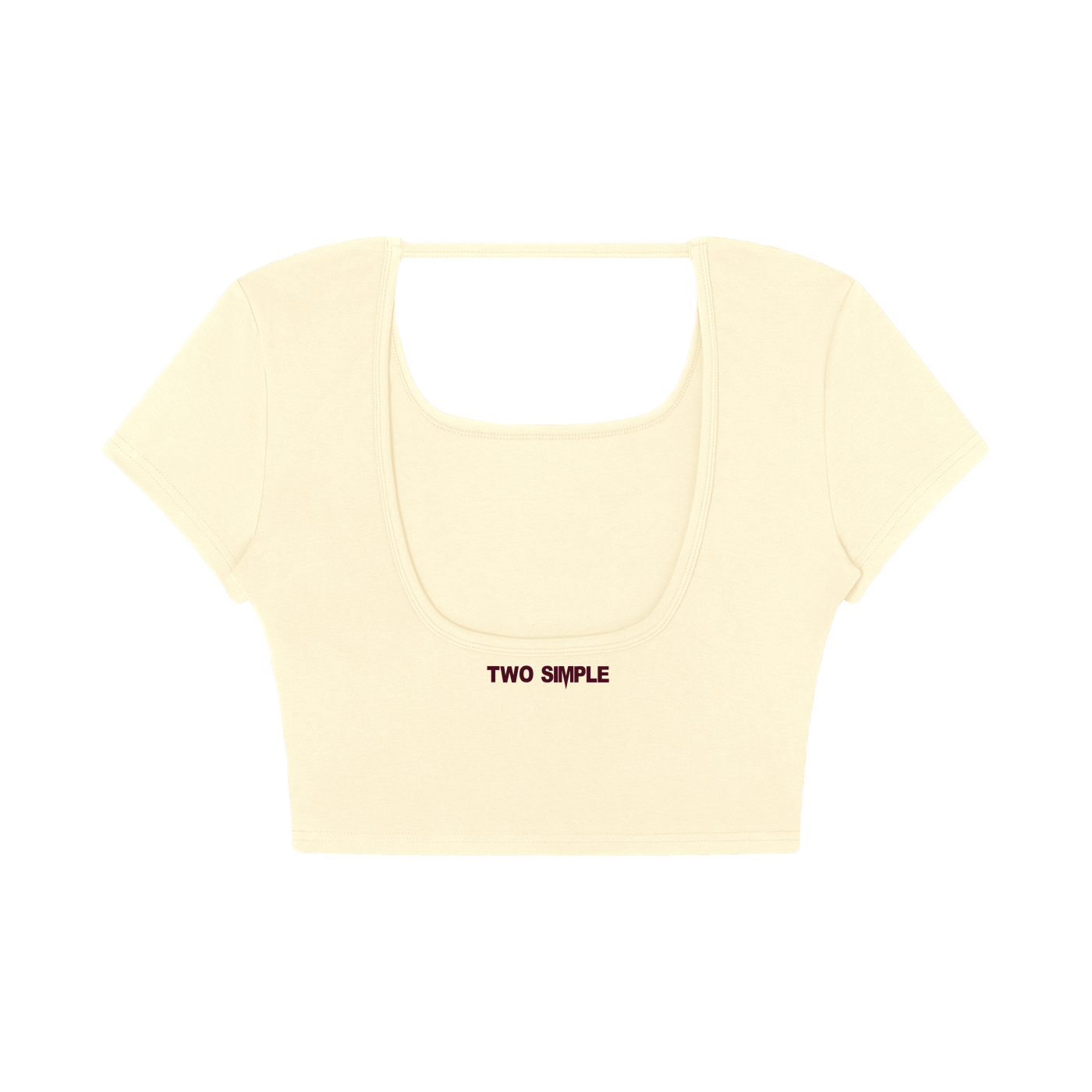 CLOSED-OFF CROP TEE image 1