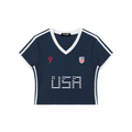 WC 2026 CROPPED JERSEY TEE - WOMENS 'USA' image 0