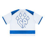 Unisex Raglan Sleeve Mesh Boxy T-Shirt