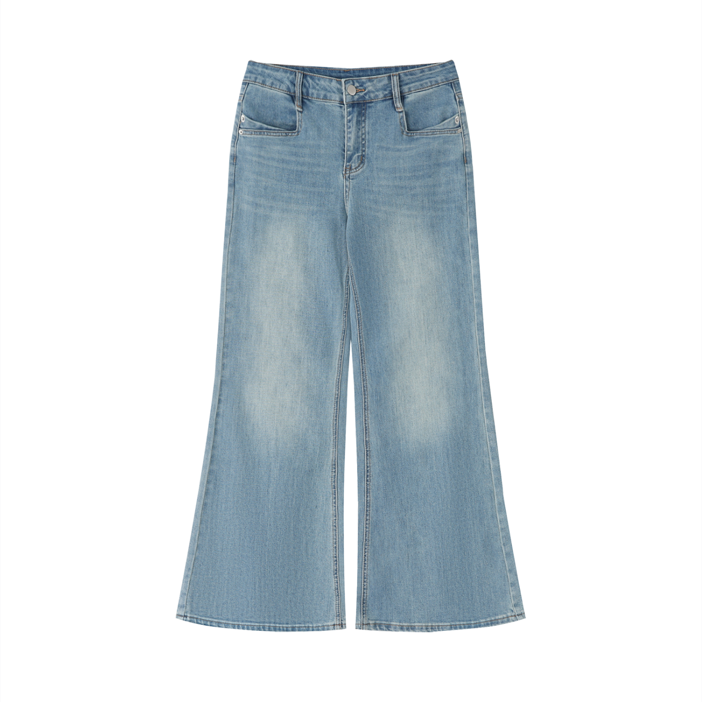 Women's Vintage Wash Flared Leg Jeans image 0