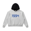 Unisex Fleece Raglan Color Block Hoodie