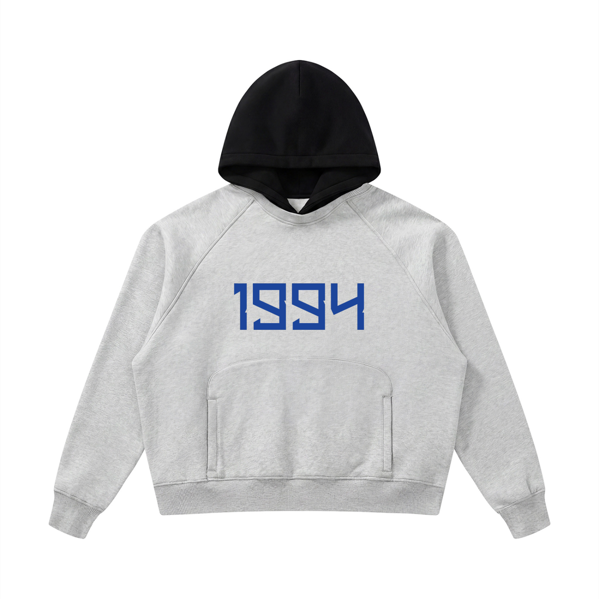 Unisex Fleece Raglan Color Block Hoodie