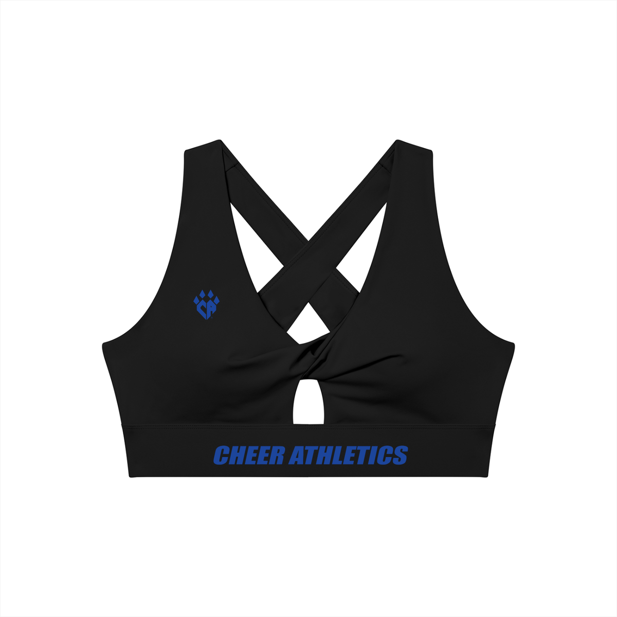 Women's Twist Front V-Neck Sports Bra