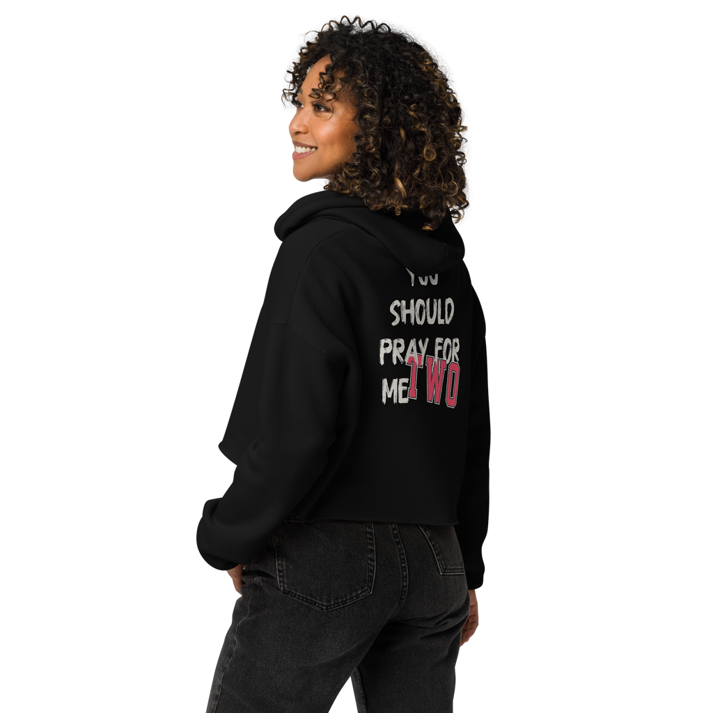 PRAYING CROP HOODIE image 6