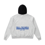 Unisex Fleece Raglan Color Block Hoodie