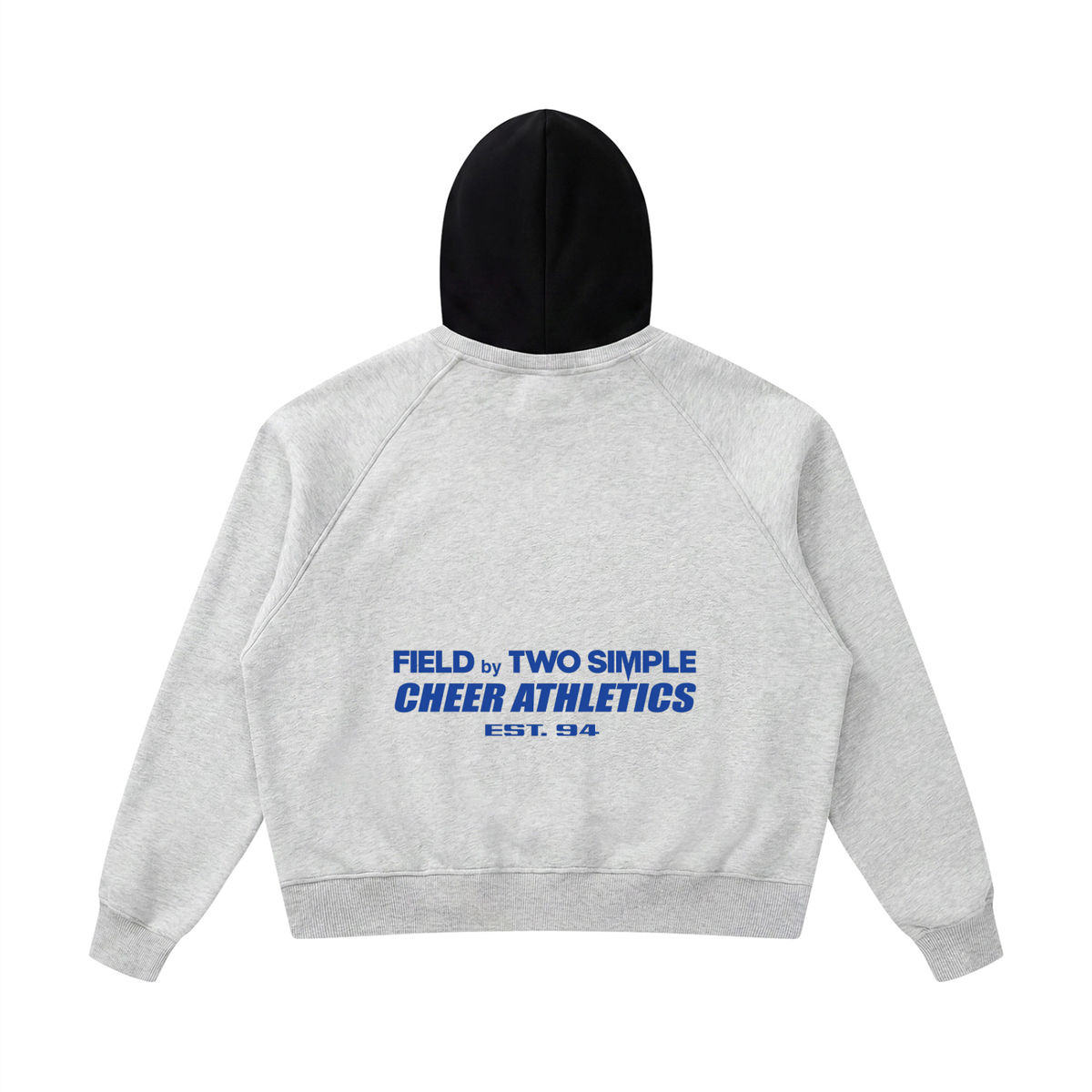 Unisex Fleece Raglan Color Block Hoodie