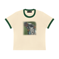 MY KING 'WOMENS' RINGER TEE by FIELD