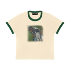 MY KING 'WOMENS' RINGER TEE by FIELD