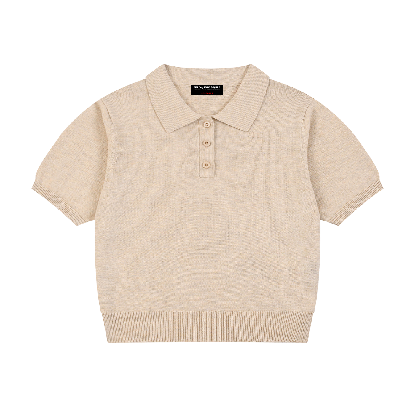 Women’s Knit Cotton Polo Shirt