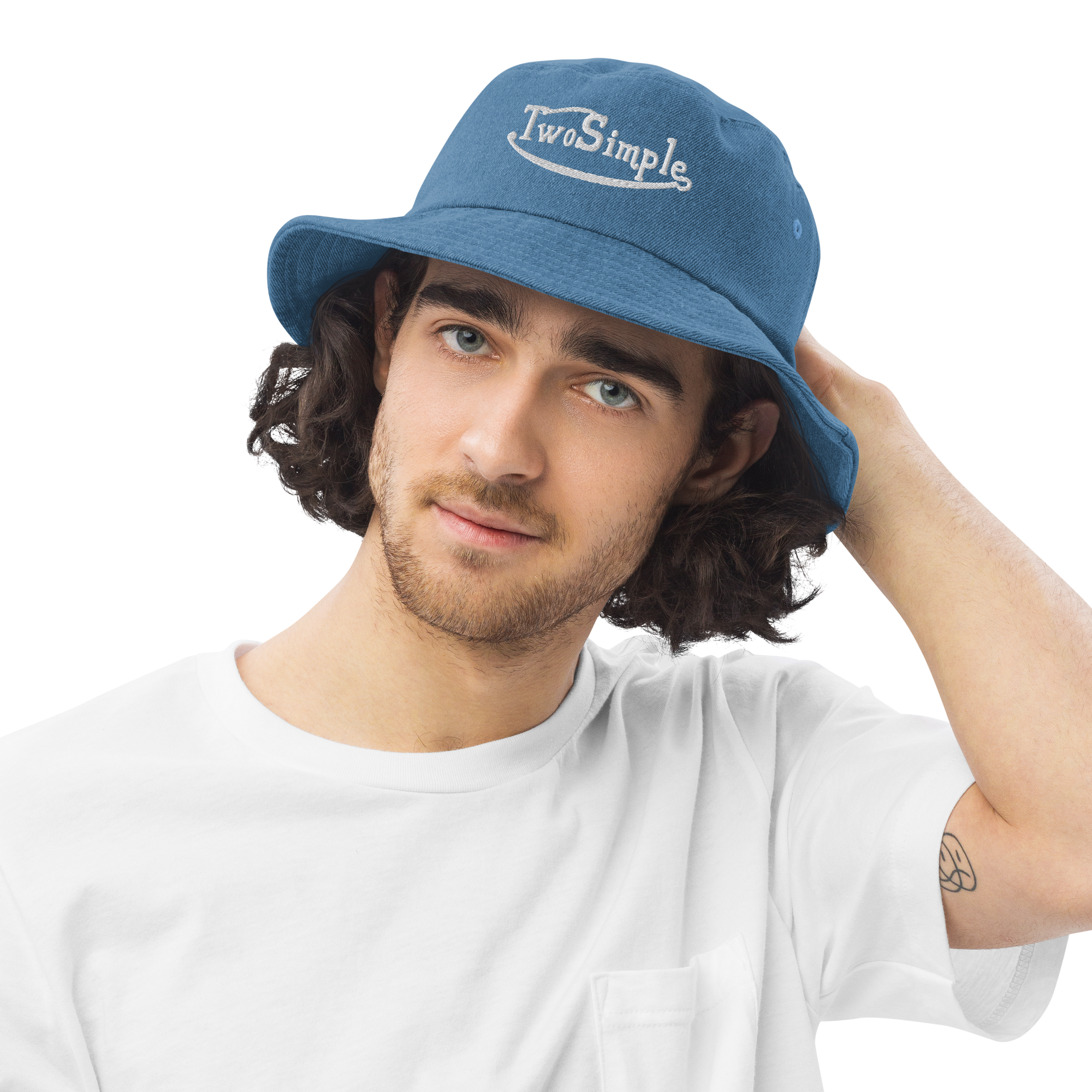 VON-DUTCH DENIM BUCKET HAT image 1
