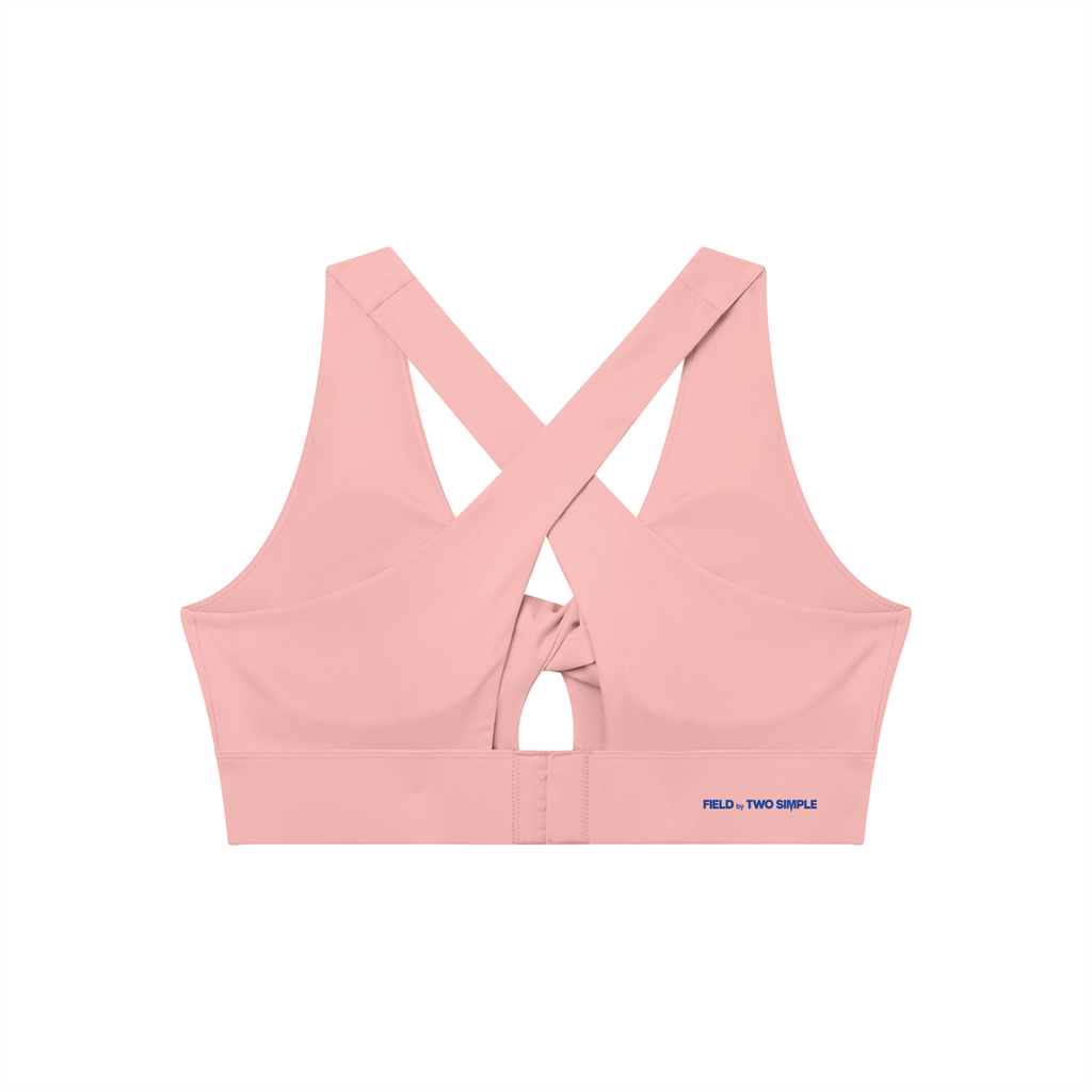 Women's Twist Front V-Neck Sports Bra