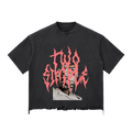 Snow Wash Raw-Hem Boxy T-shirt image 0