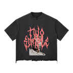 Snow Wash Raw-Hem Boxy T-shirt image 0