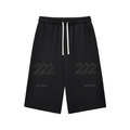 Relaxed Drawstring Three-quarter Sweatpants