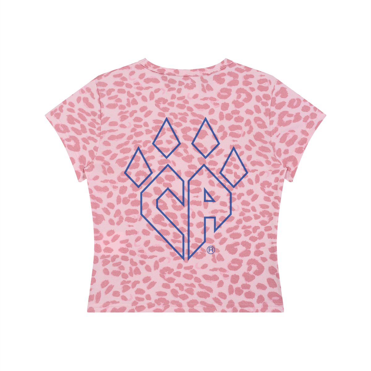 Women’s Leopard Print Crop T-Shirt