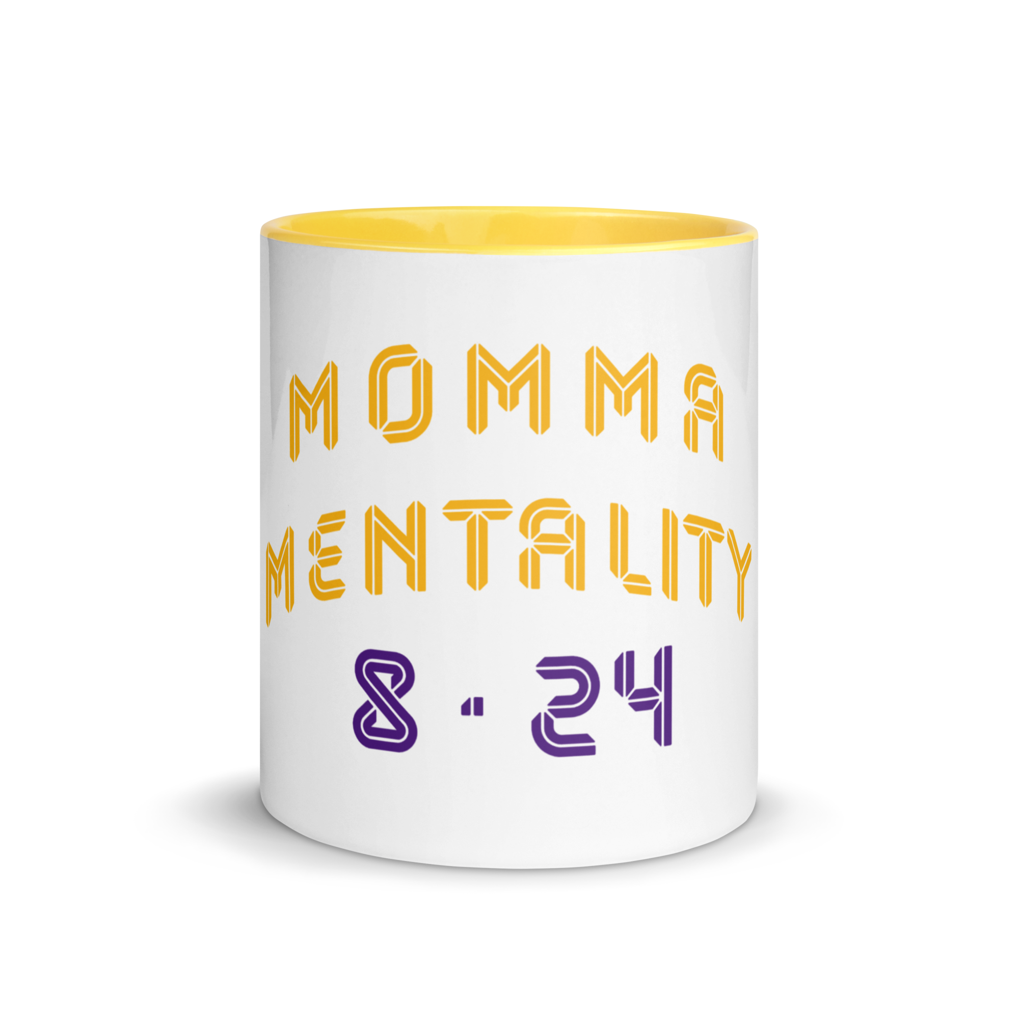 MOMMA MENTALITY MUG YELLOW image 0