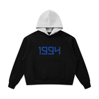 Unisex Fleece Raglan Color Block Hoodie