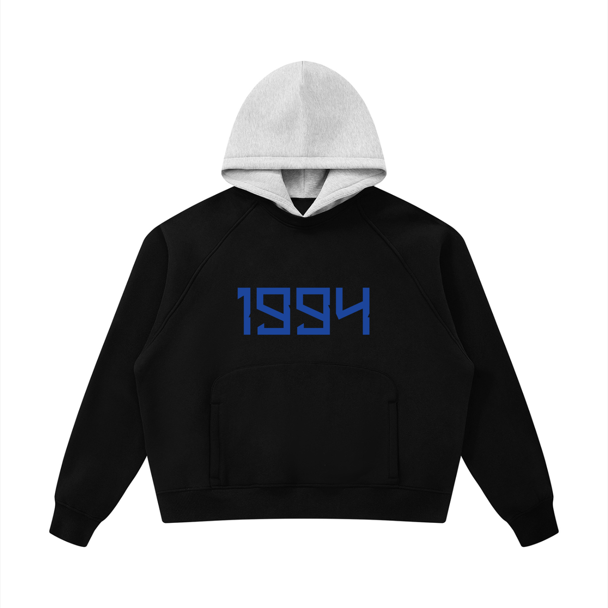 Unisex Fleece Raglan Color Block Hoodie