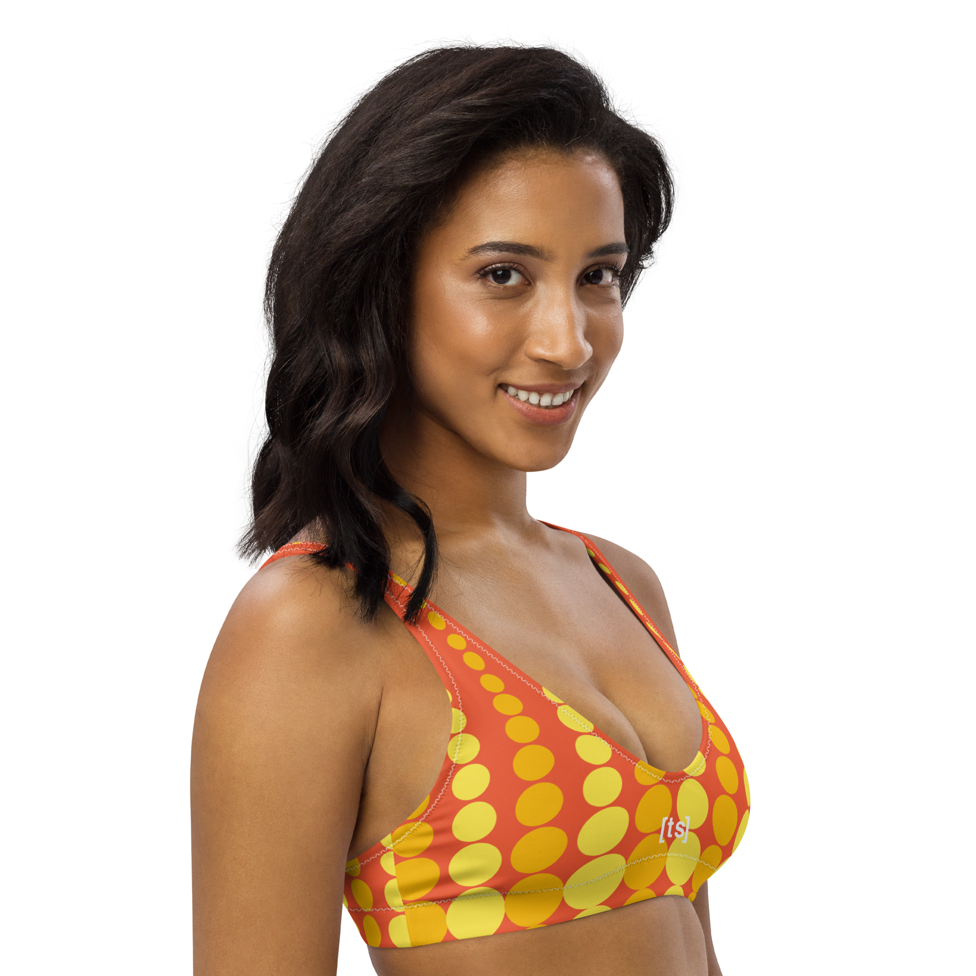 SUNNY SPOT HIGH-WAITED BIKINI (TOP) image 3