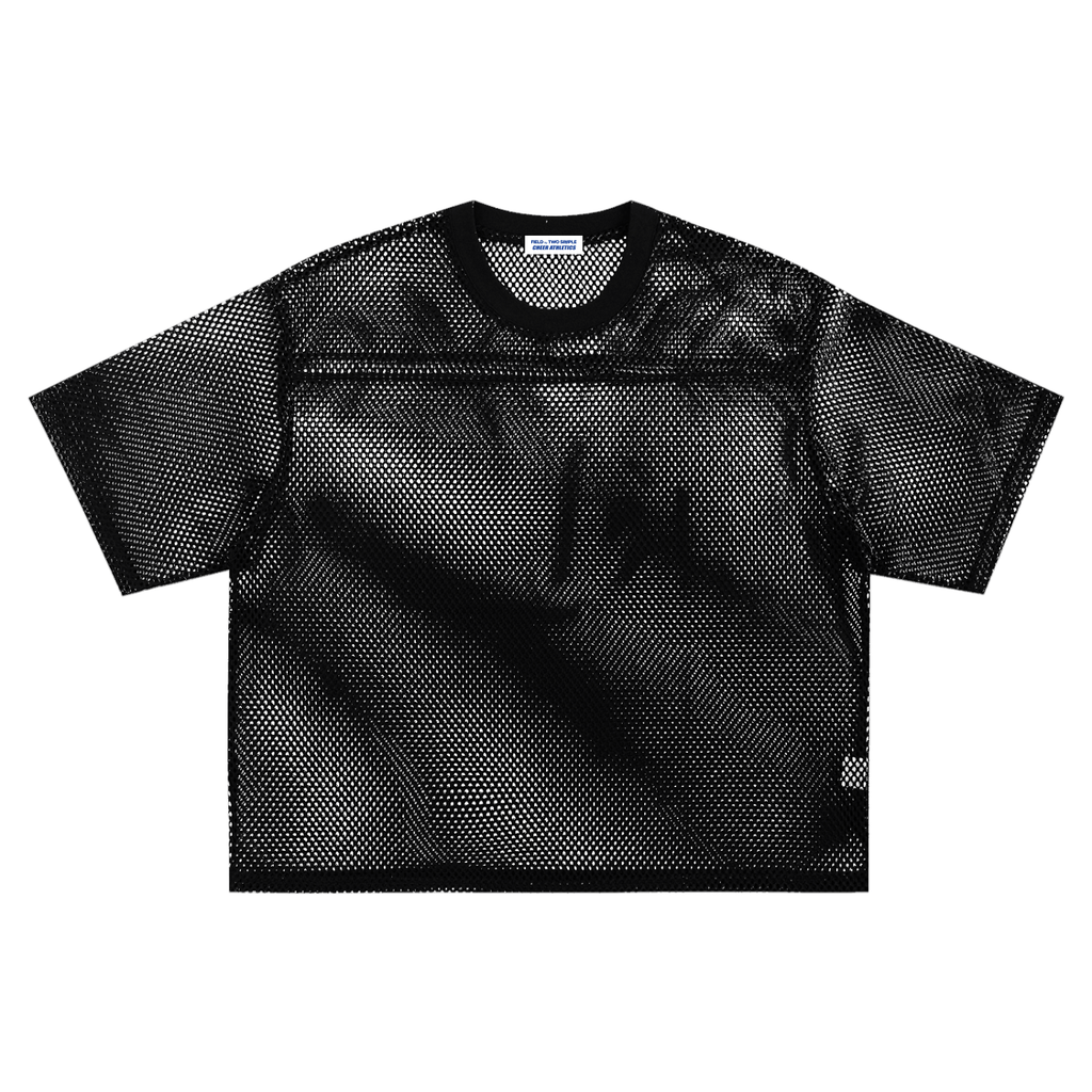 See-through Boxy Net T-Shirt