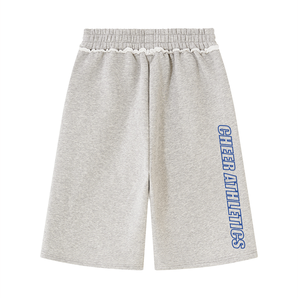 Unisex Raw Edge Fleece Shorts