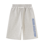 Unisex Raw Edge Fleece Shorts