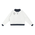 Women’s Mock Neck Crewneck Sweatshirt