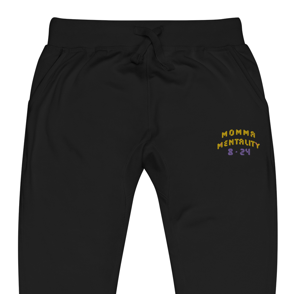 MOMMA MENTALITY SWEATS BLK image 1