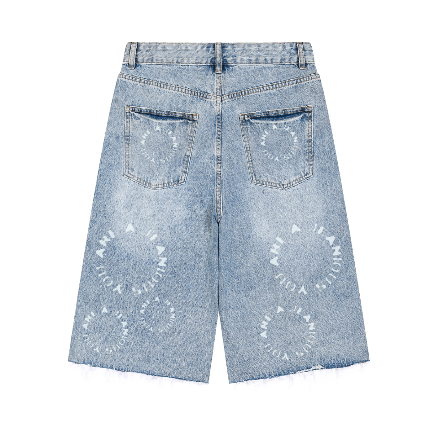 Men’s Vintage Wide Leg Denim Shorts