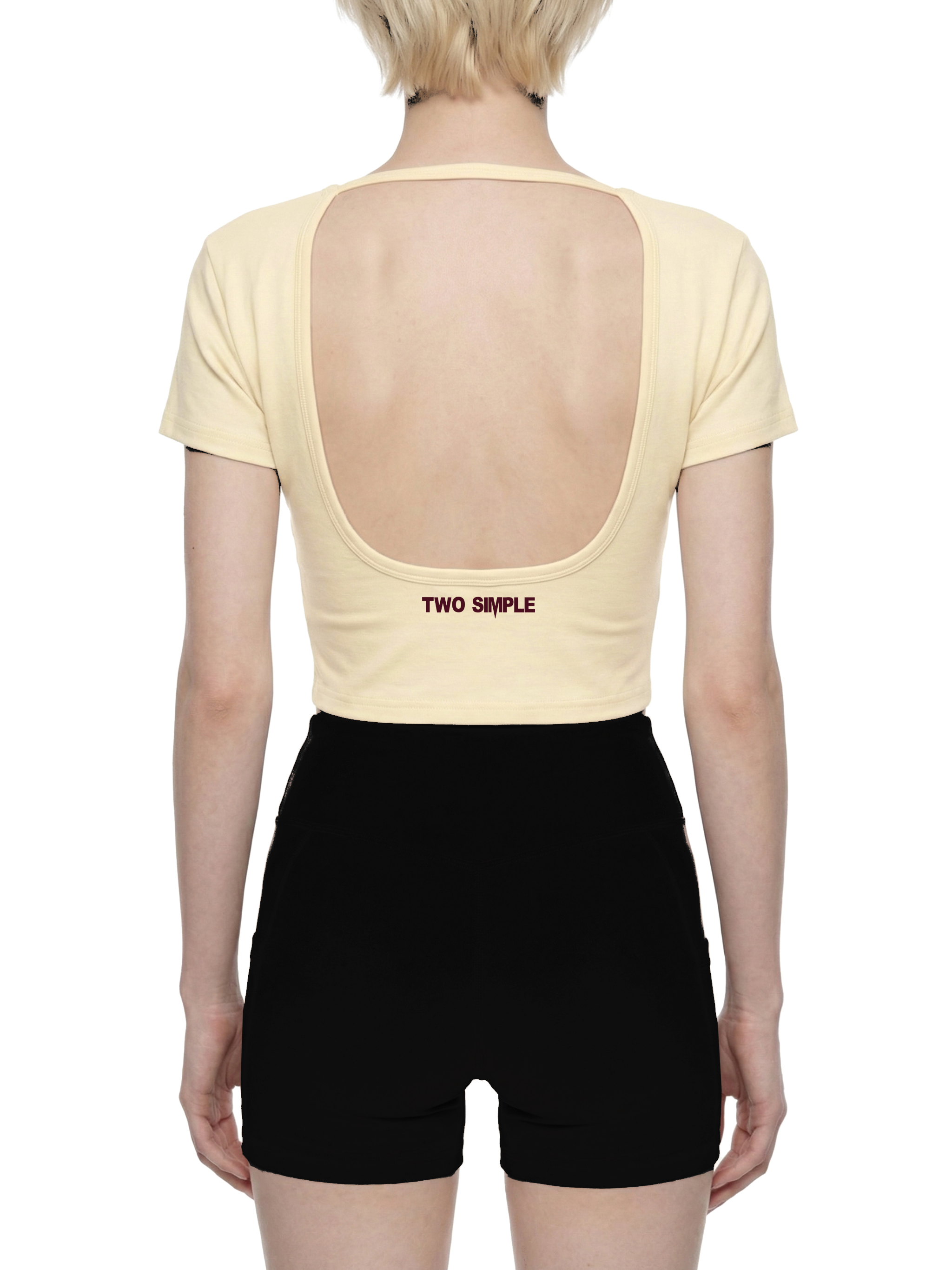 CLOSED-OFF CROP TEE image 3