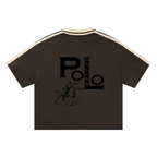 Unisex Color Block Polo Shirt