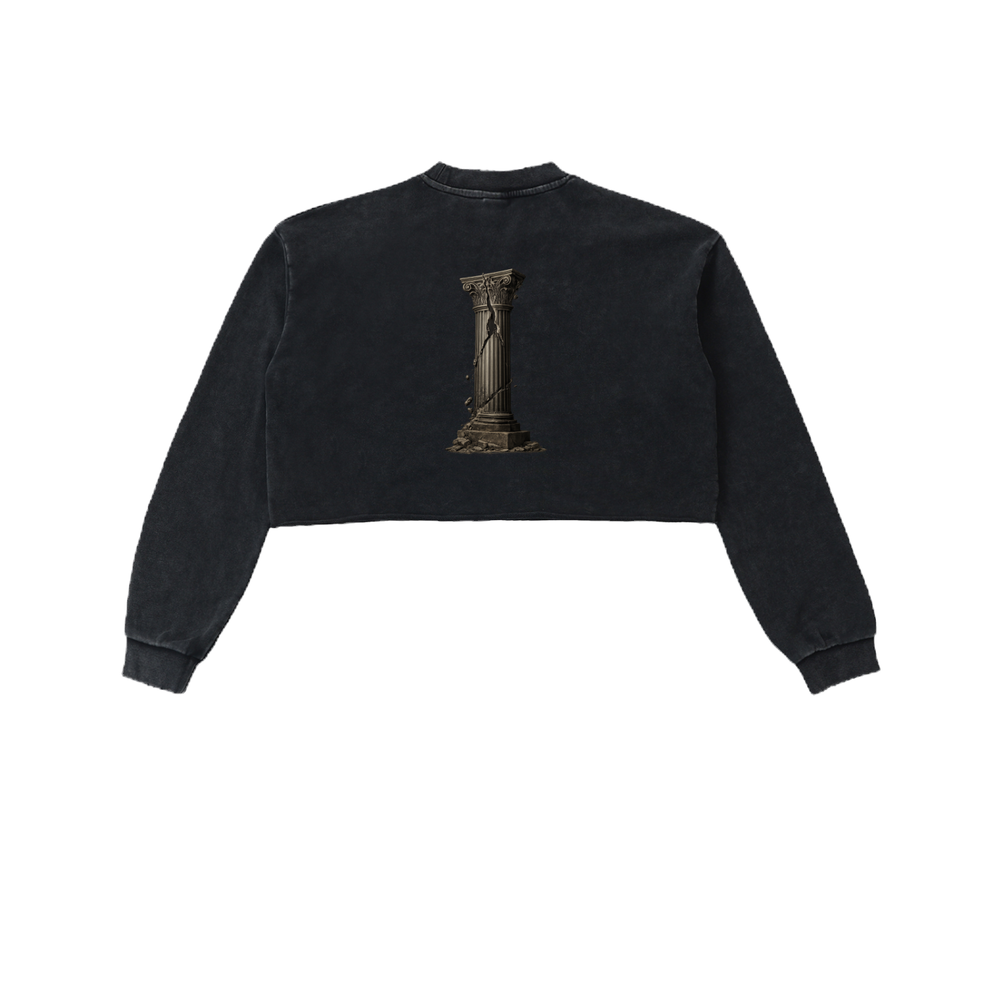 CORINTHIAN COLLUM CROPPED SWEATSHIRT image 0