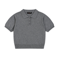 Women’s Knit Cotton Polo Shirt