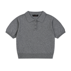 Women’s Knit Cotton Polo Shirt