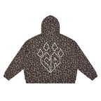 Unisex Leopard Full Zip Hoodie