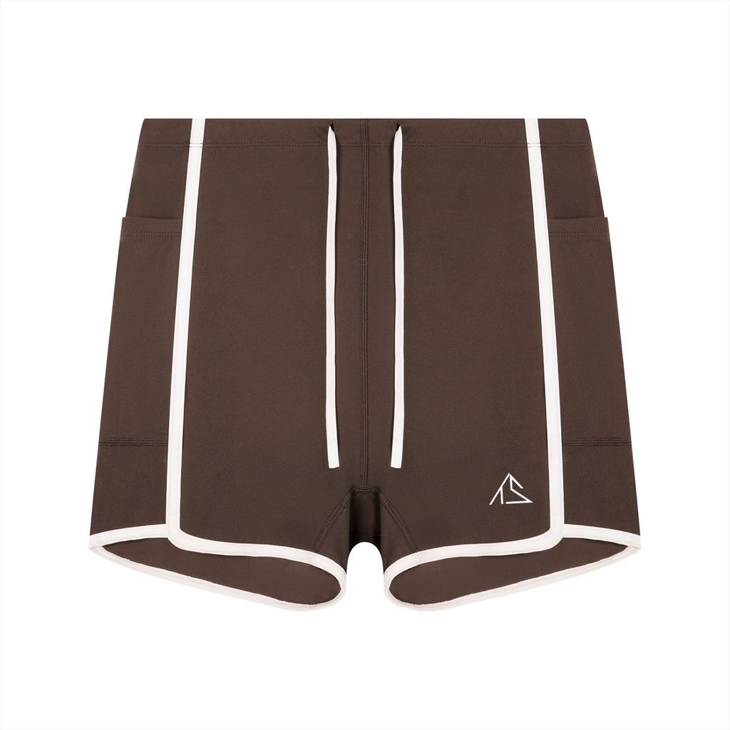 COFFEE RUN HIGHRISE SHORTS by FIELD
