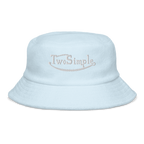 VON-DUTCH TERRY CLOTH BUCKET HAT LIGHT BLU image 0