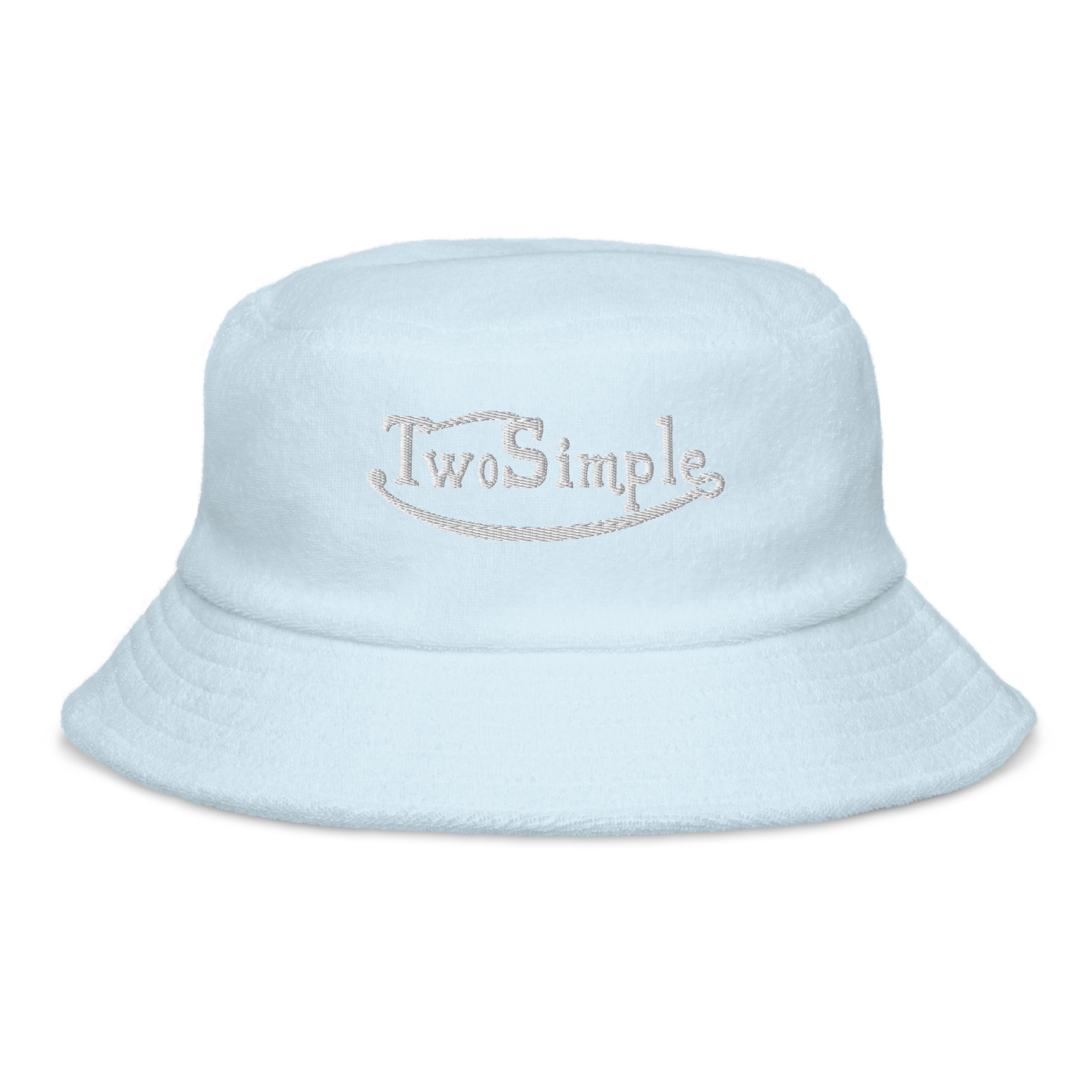 VON-DUTCH TERRY CLOTH BUCKET HAT LIGHT BLU image 0
