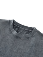 Snow Wash Raw-Hem Boxy T-shirt image 7