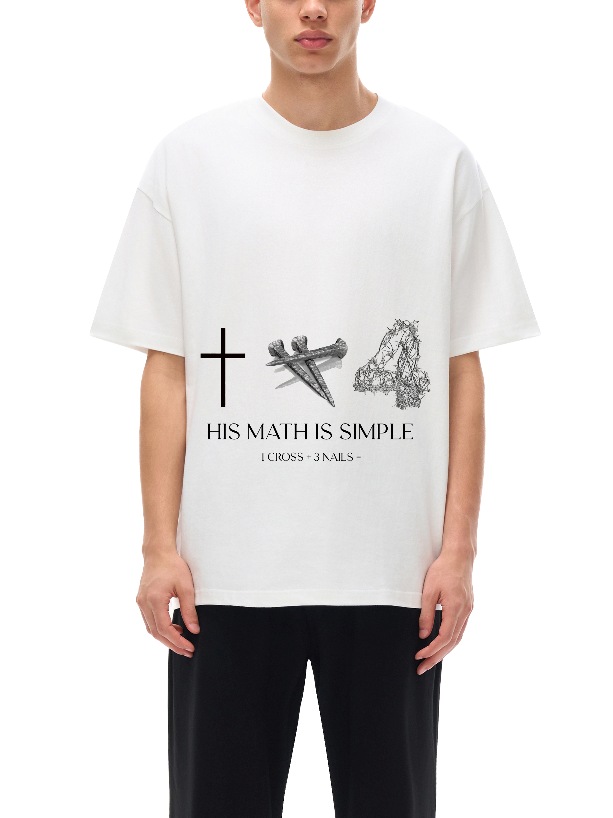 SIMPLE MATH TEE image 3