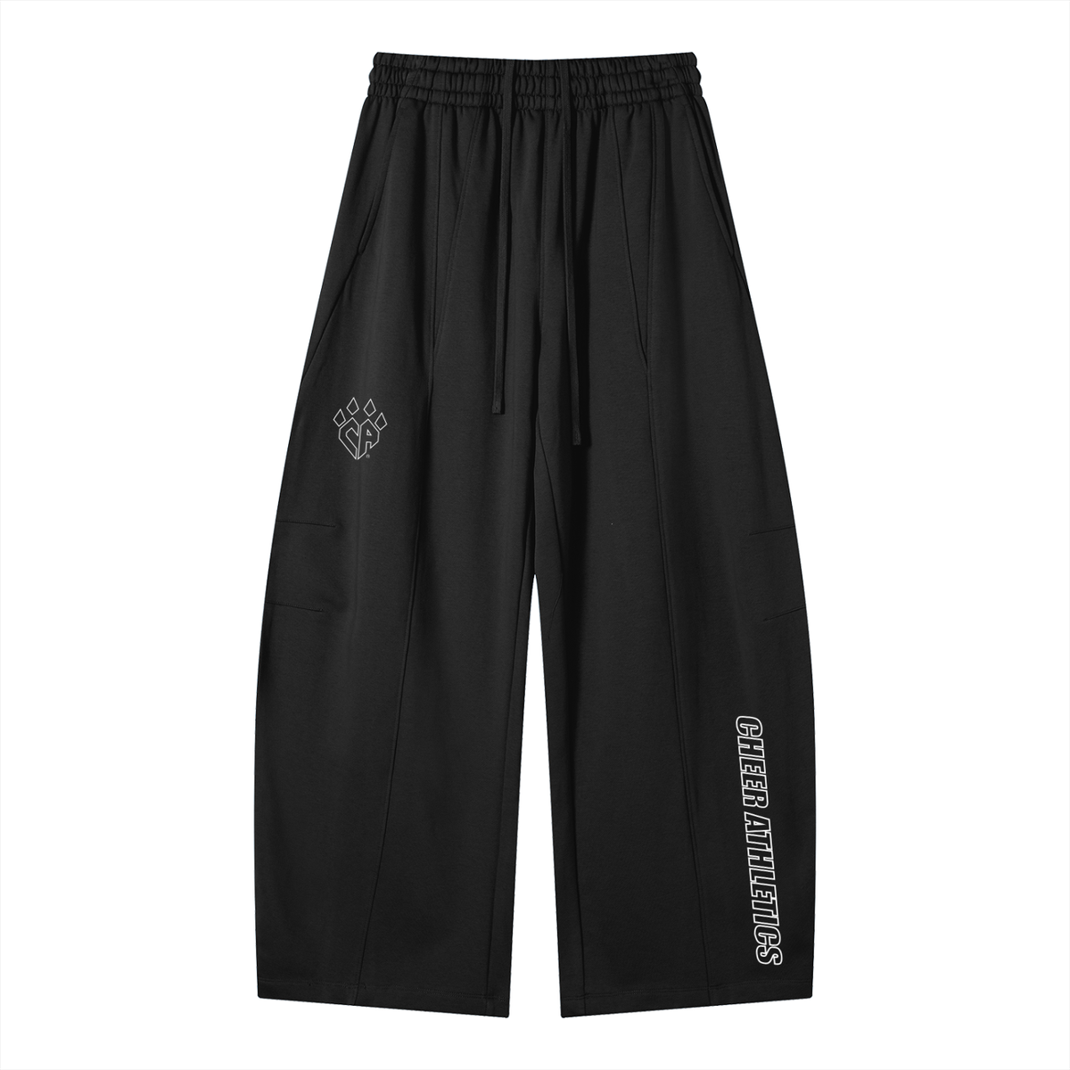 Heavyweight Wide Leg Panel Sweatpants
