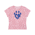 Women’s Leopard Print Crop T-Shirt