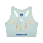 Women’s Cropped Zip Yoga Sports Bra