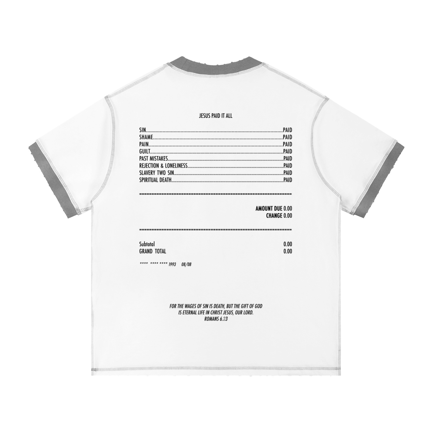 RECEIPT TEE image 3